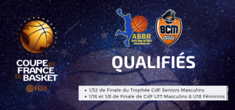 Coupe de France : Berck (seniors masculins) et Gravelines (U17 masculins), continuent l’aventure.