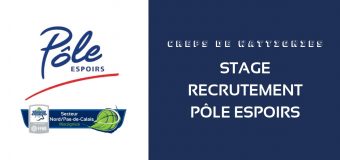 La liste des 28 pour le stage de recrutement du Pôle Espoirs de Wattignies