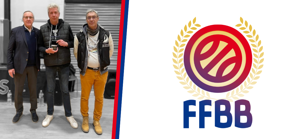 Francis Thomas (Amiens SCBB) a reçu la médaille d’OR de la FFBB.